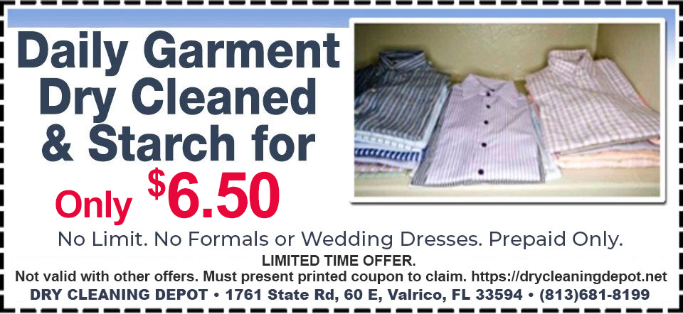 Dry Clean Depot Coupon